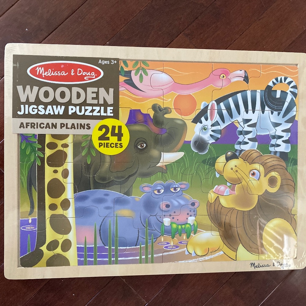 Melissa and Doug wooden jigsaw puzzle 24-piece